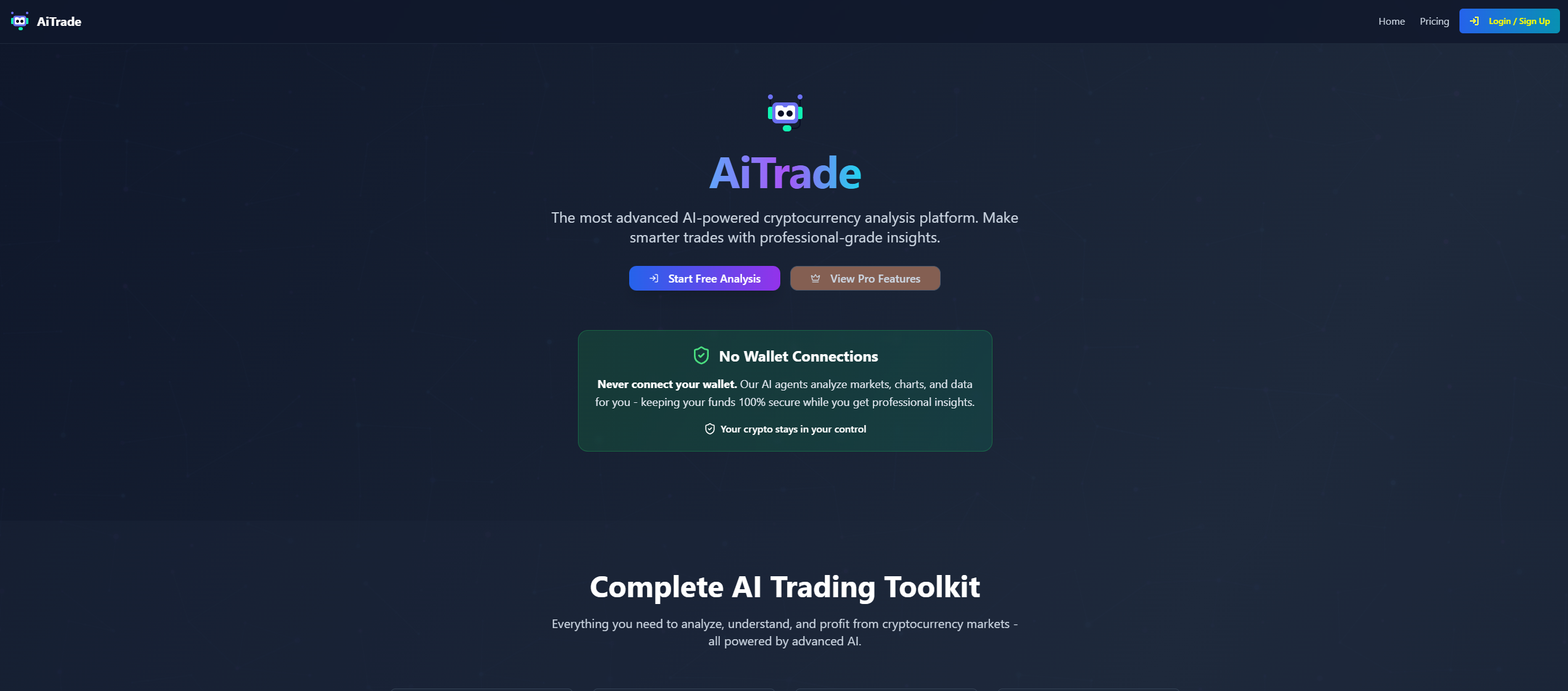 Introducing AiTrade: The Most Advanced AI-Powered Crypto Analysis Platform