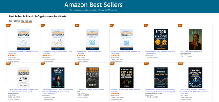 Mastering Crypto Series Hits #1–4 on Amazon Best Sellers!