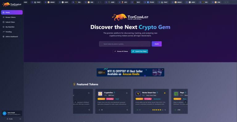 Introducing TopCoinList: The Ultimate Platform to Discover and Promote Crypto Projects